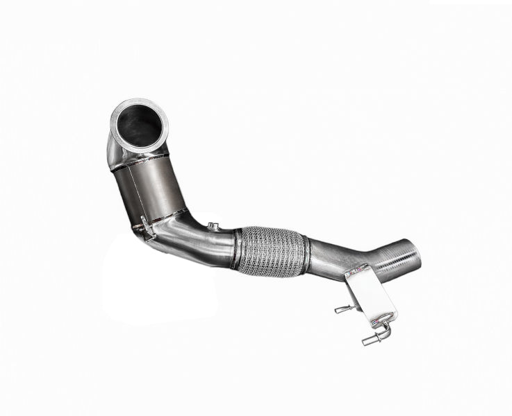 VW Golf 7 GTI - Bull-X Downpipe mit 200 Zellen Sport Katalysator Ø 121M
